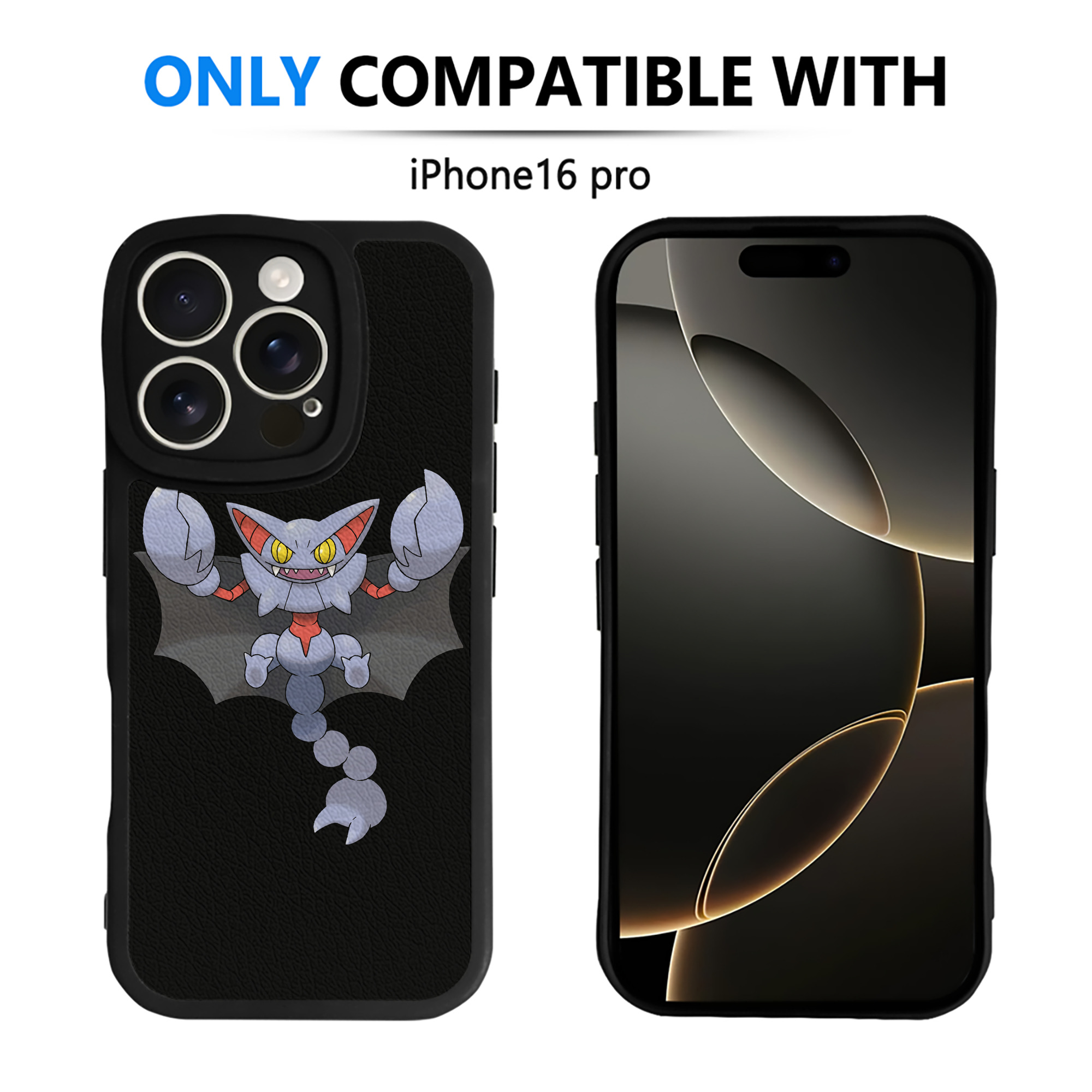 （画像用） ポケットモンスター Pokémon 【iPhone 16シリーズ対応】シリコンスマホケース（レザー調） 材質：シリコン